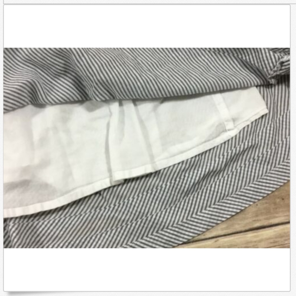 🌿GAP A Line Striped Lightweight Skirt Circle - Picture 6 of 8